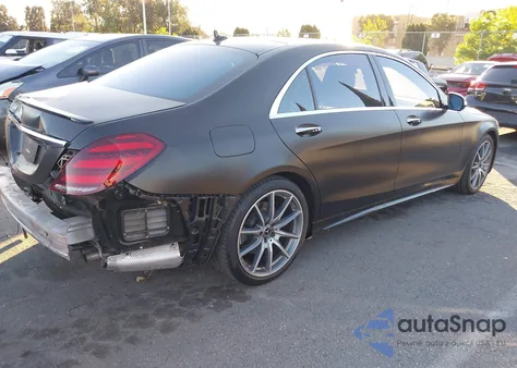 2020 Mercedes-Benz S 450 из США, поврежденный, VIN WDDUG6GB1LA518940